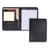 Samsill Black Contrast Stitch Leather Padfolio 71710